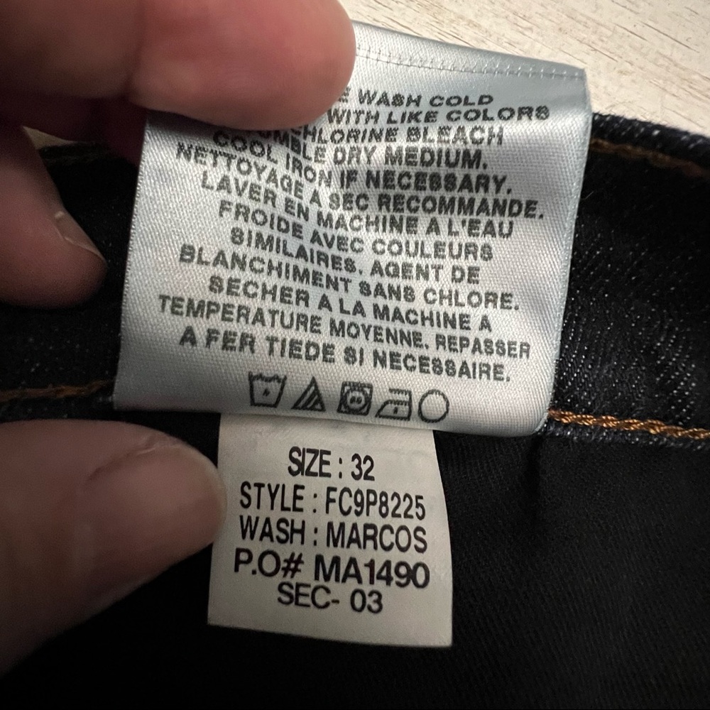 Joe's Jeans Brixton Marcos Dark Wash Straight Narrow Size 32 New with Tags - Picture 14 of 16